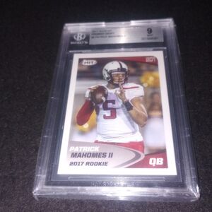 2017 Sage Hit Premier Draft #5 Patrick Mahomes ll Rookie Rc Kansas City Chiefs G